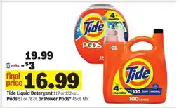 Meijer Tide Liquid Detergent offer