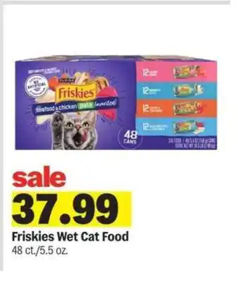 Meijer Friskies Wet Cat Food offer