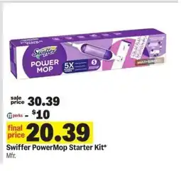 Meijer Swiffer Powermop Starter Kit offer