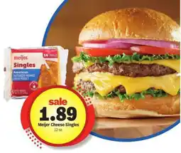 Meijer Meijer Cheese Singles offer
