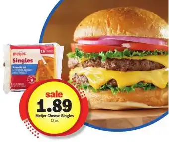 Meijer Meijer Cheese Singles offer