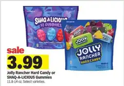 Meijer Jolly Rancher Hard Candy or SHAQ-A-LICIOUS Gummies offer