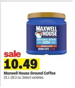 Meijer Maxwell House Ground Coffee offer