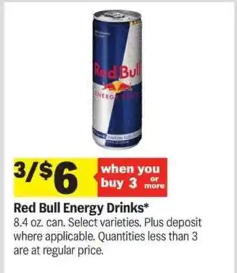 Meijer Red Bull Energy Drinks offer