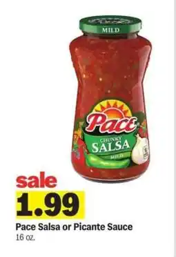 Meijer Pace Salsa or Picante Sauce offer