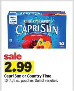 Meijer Capri Sun or Country Time offer