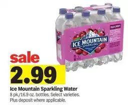 Meijer Ice Mountain Sparkling Water offer