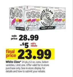 Meijer White Claw offer