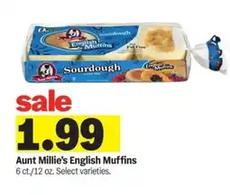 Meijer Aunt Millie's English Muffins offer