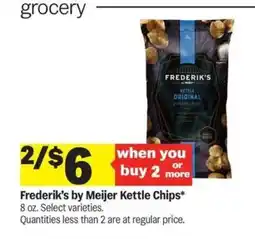 Meijer Frederik's by Meijer Kettle Chips offer
