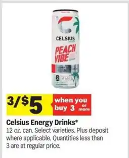 Meijer Celsius Energy Drinks offer