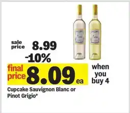 Meijer Cupcake Sauvignon Blanc or Pinot Grigio offer