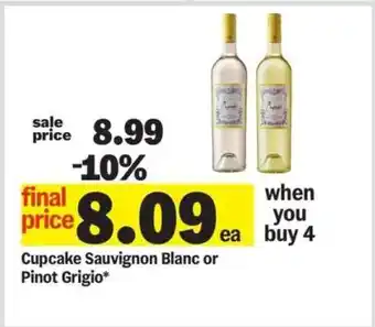 Meijer Cupcake Sauvignon Blanc or Pinot Grigio offer