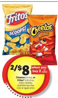 Meijer Cheetos or Fritos offer