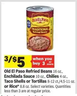 Meijer Old El Paso Refried Beans offer