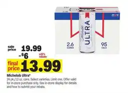 Meijer Michelob Ultra offer