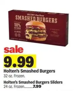 Meijer Holten's Smashed Burgers offer
