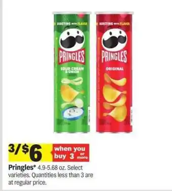 Meijer Pringles offer