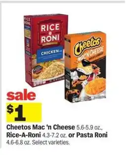 Meijer Cheetos Mac ‘n Cheese, Rice-A-Roni, or Pasta Roni offer