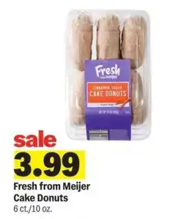 Meijer Fresh from Meijer Cake Donuts offer