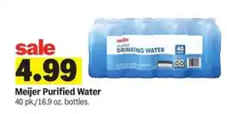 Meijer Meijer Purified Water offer