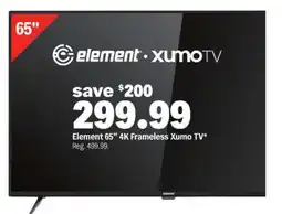 Meijer Element 65 4K Frameless Xumo TV offer