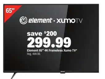 Meijer Element 65 4K Frameless Xumo TV offer