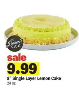 Meijer 8” Single Layer Lemon Cake offer