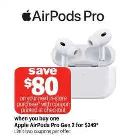 Meijer Apple AirPods Pro Gen 2 offer