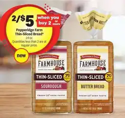 Meijer Pepperidge Farm Thin-Sliced Bread offer