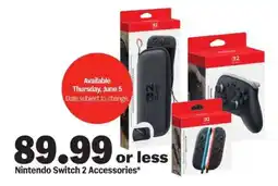 Meijer Nintendo Switch 2 Accessories offer