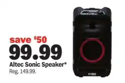 Meijer Altec Sonic Speaker offer