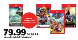 Meijer Nintendo Switch 2 Video Game offer