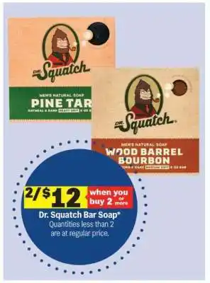 Meijer Dr. Squatch Bar Soap offer