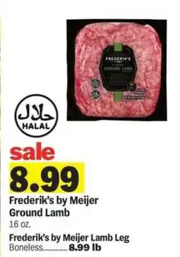 Meijer Frederik’s by Meijer Ground Lamb offer
