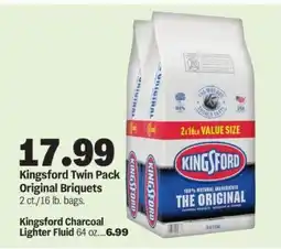 Meijer Kingsford Twin Pack Original Briquets offer