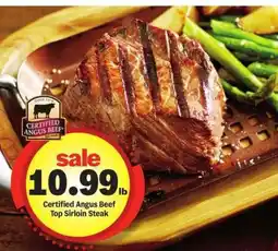 Meijer Certified Angus Beef Top Sirloin Steak offer