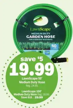 Meijer LawnScape 50’ Medium Duty Hose offer