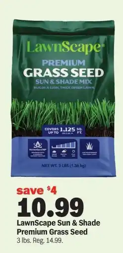 Meijer LawnScape Sun & Shade Premium Grass Seed offer