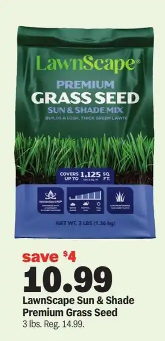 Meijer LawnScape Sun & Shade Premium Grass Seed offer