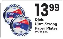 Safeway Dixie Ultra Strong Paper Plates offer