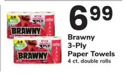 Safeway Brawny 3 Ply Paper Towels offer