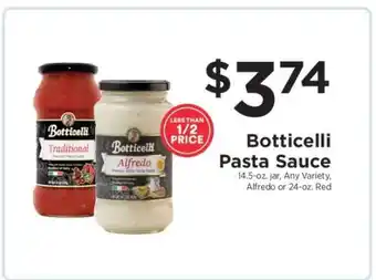 ShopRite Botticelli Pasta Sauce offer