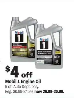 Meijer Mobil 1 Engine Oil offer