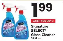 Safeway Signature Select Glass Cleaner offer