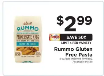 ShopRite Rummo Gluten Free Pasta offer