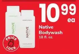 Safeway Native Bodywash offer