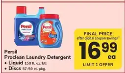 Safeway Persil Proclean Laundry Detergent offer