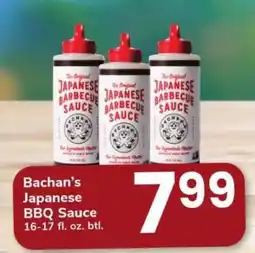 Safeway Bachan's Japanese BBQ Sauce offer