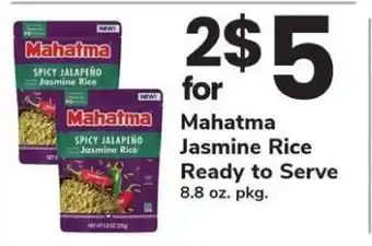 Safeway Mahatma Jasmine Rice Ready to Serve offer